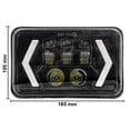 thumbnail image 2 of Faro LED Cuadrado 5" con Direccional 12-80V 3000Lm, 2 of 5