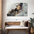 thumbnail image 3 of Elephant Stock Luxury Abstract Wall Art - Horizontal Canvas Wall Art - Living Room Wall Decor - Abstract Canvas - Gray And Gold Decor - 48" x 32", 3 of 8