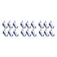 thumbnail image 4 of Jumpingount 6 pares de fibras acrílicas textura de tela estable fijo duradero absorbente de sudor duradero acrílico y formas de ajuste azul Type1 NO1, 4 of 6