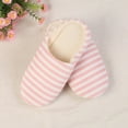 thumbnail image 6 of Women Men's Comfort Knitted Cotton Slippers Washable Flat Closed Toe Ultra Lightweight Indoor Shoes with Non-Slip Sole, 6 of 6