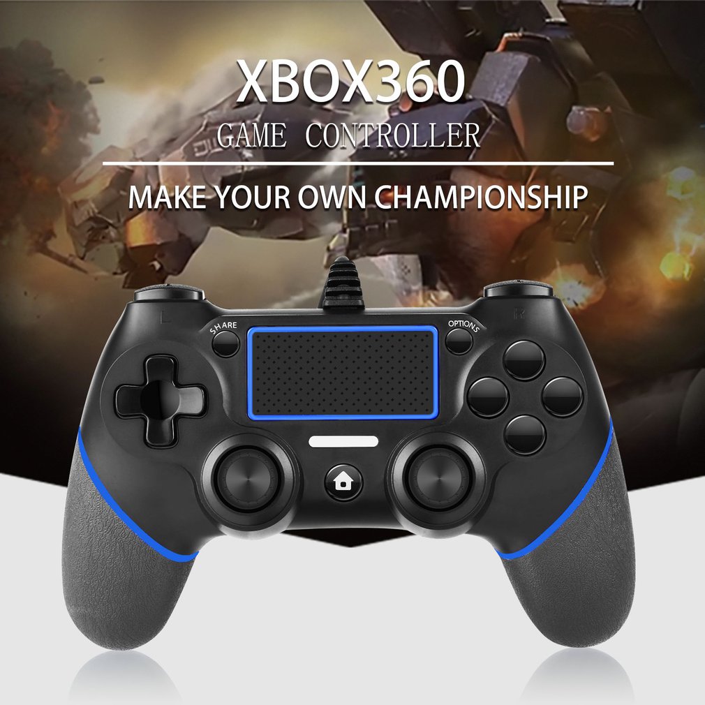 PS4 Controller Wireless Gamepad for Playstation 4/Pro/Slim/PC and Laptop with Motion Motors and