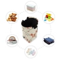 thumbnail image 7 of Yayeee Freestanding Laundry Hamper with Handle Collapsible Large Storage Basket for Clothes, Light Red Flowers, 7 of 7