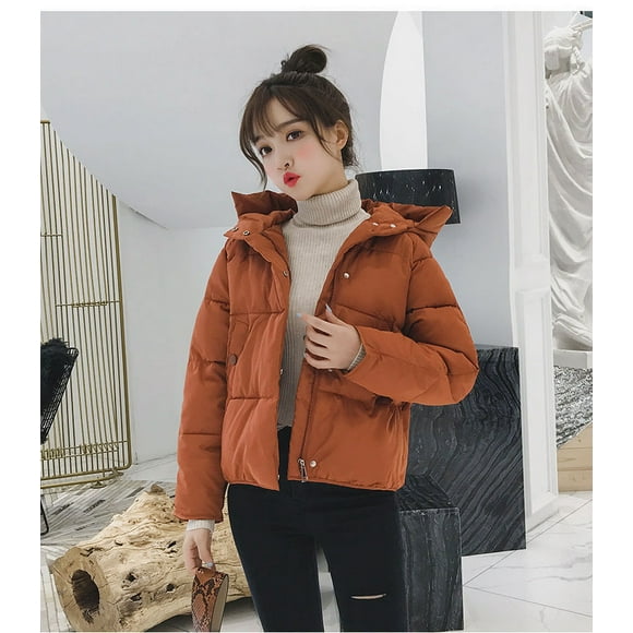 Abrigo de algodón de invierno para mujer, abrigo corto coreano de pan, abrigo de algodón, abrigo pequeño de algodón, abrigo grueso de estilo estudiantil