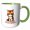 Green/White, variant on 3drose, No, I Am Definitely Not Being Sarcastic and a Funny Cat Gift, Charm, 11oz Magic Transforming Mug