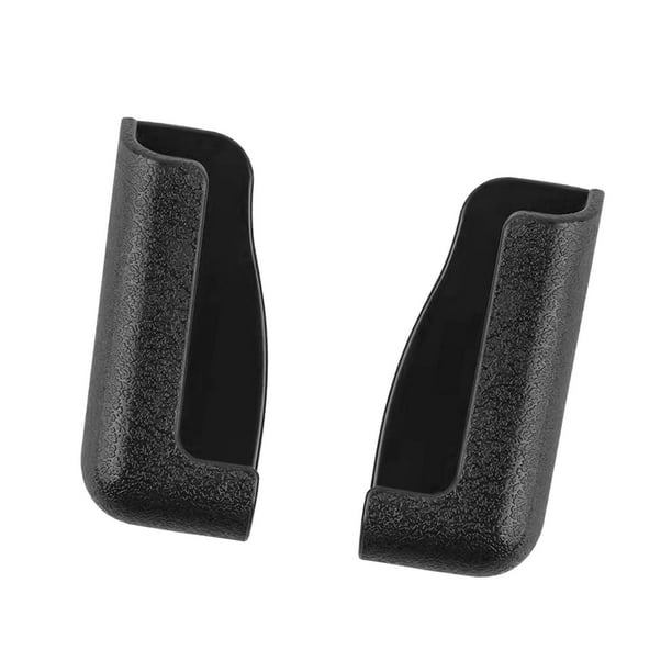 Paquete de 2 soportes universales para teléfono móvil de coche, ajustables con doble cara. Negro