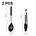 thumbnail image 2 of 2Pcs Silicone Cooking Kitchen Utensils Set, BPA Free, Non-Stick Heat Resistant Best Kitchen Cookware, 2 of 5