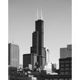 thumbnail image 2 of Highsmith, Carol 15x18 White Modern Wood Framed Museum Art Print Titled - Sears Tower Chicago Illinois, 2 of 4