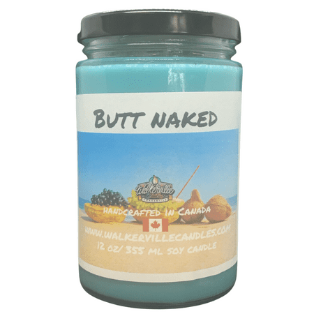 Butt Naked 12 oz/ 355 ml Soy Candle Wood Wick | Walmart Canada