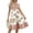 #290-Red, variant on Warop Womens Summer Boho Floral Print Midi Dress V-Neck Ruffle Sleeve A Line Casual Beach Dress
