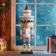 thumbnail image 6 of Christmas Nutcracker Ornament Crafts Puppet for Christmas Party Home Desktop White, 6 of 8