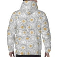 thumbnail image 7 of Haiem Daisies Flowers Patterned Men's Hoodie with Kangaroo Pocket - Ideal Pullover Sweatshirt for Daily Wear, Travel, and Home-4X-Large, 7 of 7