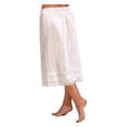 thumbnail image 4 of Plus Size Women Dress Ladies Elastic Waist Slip Long Skirt Underskirt Petticoat, 4 of 6
