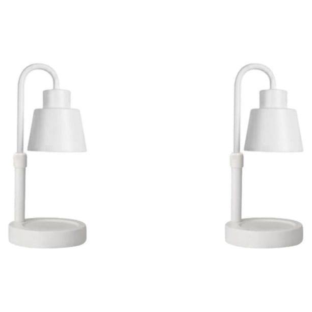 Ounissouiy Electric Candle Warmer Lamp Bedside Lights Home Study Room Bedroom for Blanco 2piezas