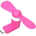 thumbnail image 1 of Mini Ventilador para celular VentDepot BlitzPink 1Pza Rosa 5W Silicón+Plástico USB-C, 1 of 1