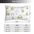thumbnail image 2 of Easygdp Green Blue Avocado for Soft Pillow Case Pillow Protectors,Perfect for Sleeping (Pillow Core Not Included)-14"x20", 2 of 6