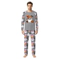 thumbnail image 2 of Matching Halloween Pajamas Set for Whole Family, Breathable Long Sleeve Halloween Family Pajamas with Ghost Coffee Print, Cute Family Halloween Pajama Set Party, 2 of 4