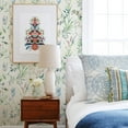 thumbnail image 3 of Brewster Mariko Green Botanical Paste The Wall Non Woven Wallpaper, 20.5-in by 33-ft, 56.4 sq. ft., 3 of 4
