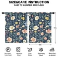 thumbnail image 2 of Blackout Kids Curtains,Pioneer Flower Childrens Insulated Curtains Set Of 2,Bedroom Essentials,Toddler Room Decor 42x54in(106x137cm), 2 of 4