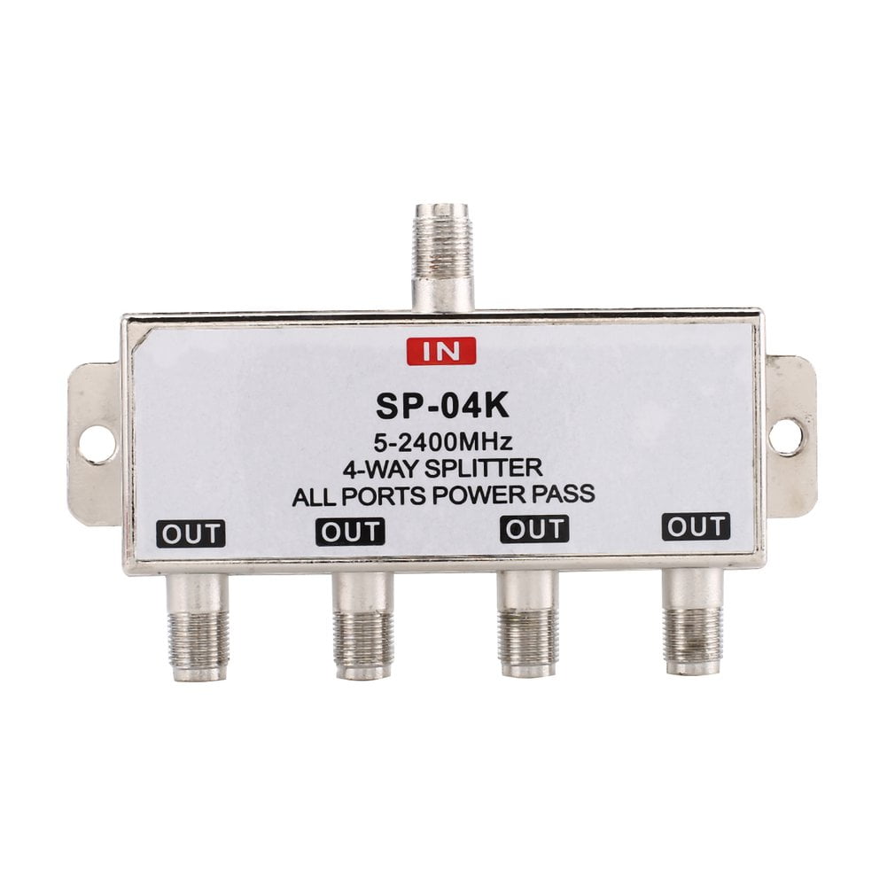 52400MHz 4way Splitter 4channel Satellite Signal Power Splitter