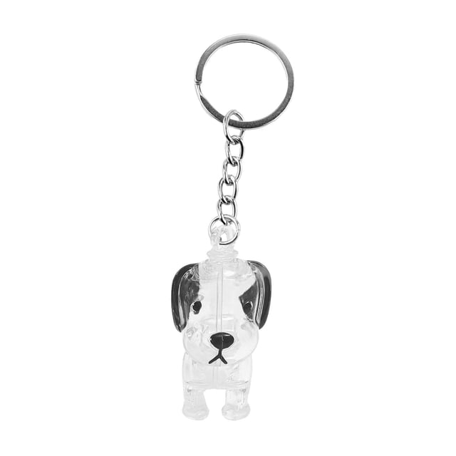 Llavero con forma de perro, llavero para recoger pelo de mascota, portátil, ligero, recuerdo para mascotas dálmata
