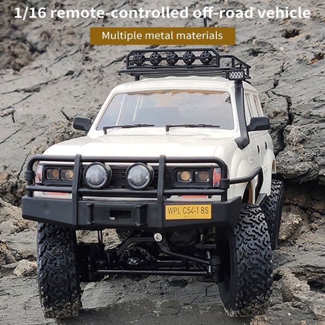 Coche Remoto WPL 1/16 Todo Terreno Escala Control Remoto