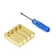 thumbnail image 3 of 4 Piezas AGLETS Tornillos Destornillador Para PUNTAS DE CORDONES DE TORNILLO DE REPUESTO DIY Colco Puntas doradas Cobre 0 5x2 2x0 5cm 0 3cm 4 3cm Consejos para los cordones de los zapatos, 3 of 8