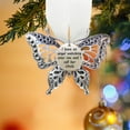 thumbnail image 1 of Creativo hueco tallado exquisita mariposa Memorial familia colgante árbol de Navidad decoración coche espejo retrovisor colgante Wmkox8yii fhajkh5679, 1 of 2