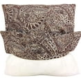 thumbnail image 4 of Home Soft Things Paisley Suede 4 Piece Throw Pillow Cover Set - Purple Ash/Dark Purple - 20" x 20", 4 of 6