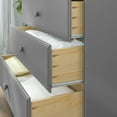 thumbnail image 5 of Max & Lily Solid Wood 3 Drawer Dresser, Grey, 5 of 8