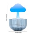 thumbnail image 2 of Humidificador de niebla de 400ML con 7 colores cambiantes Humidificador de nube de lluvia para dormitorio, 2 of 7