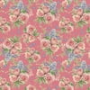 Susan Wheeler Amaryllis Multicolor Fabric, per Yard