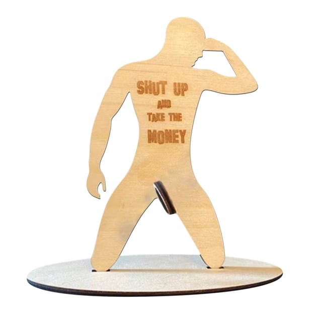Adornos decorativos, regalos, decoraciones para festivales, adornos divertidos, manualidades divertidas de madera, clip para billetes, soporte para billetes, accesorios de madera para coche, soporte p