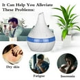 thumbnail image 6 of ESULOMP Wood Grain Humidifier Colorful Night Aromatherapy Machine USB Household Humidifier Water Replenisher Desktop Humidifier, 6 of 9