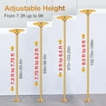 thumbnail image 3 of ZIHUI Stripper Poles 7.3ft-9ft Removable Dance Pole Set Spinning Pole Dance Portable Static Fitness Dancing Pole Kit for Exercise Club Party Pub Home Gym, 3 of 9