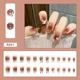 thumbnail image 3 of Arte de uñas de moda Productos para uñas de longitud media que se pueden usar Pegatinas con espacios en blanco blancos Parches removibles para manicura, 3 of 4