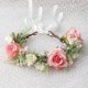 thumbnail image 3 of Corona de novia, diadema de flores, guirnalda de playa de hadas, tocado, joyería para el cabello de boda, 3 of 3