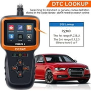 CICPAP OBD2 Scanner Color Screen and Live Data, Check Engine Code Reader with Reset, Plug & Play Upgraded Indicator Light, Test Voltage/EVAP/O2 Sensor, Diagnostic Scan Tool for All Cars Since 1996