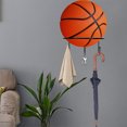 thumbnail image 5 of KAKOWELY Soporte de pared multifunción para baloncesto, expositor de baloncesto, soporte para pelotas, 5 of 5