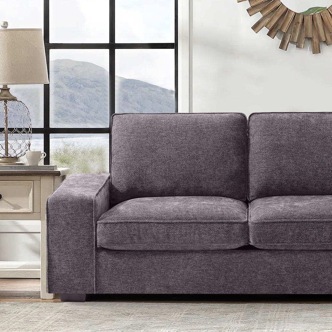 その他 CabCallawayACMEFurnitureDELMAR SOFA3P La-Z-Boy® Trouper Silt Manual Reclining Sofa | Martins Home