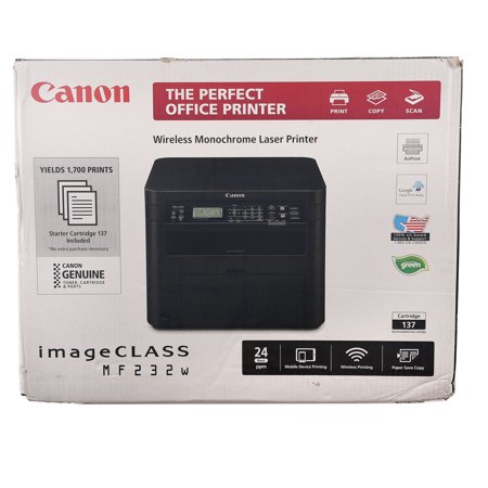 Canon imageCLASS MF232w Wireless Monochrome Laser Printer with WiFi ...