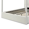 thumbnail image 6 of Jeffrey Canopy Velvet Upholstered King Bed Frame In Cream, 6 of 8