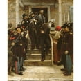 thumbnail image 2 of Thomas Hovenden 20x24 Gold Ornate Framed and Double Matted Museum Art Print Titled - The Last Moments of John Brown (1882-84), 2 of 4