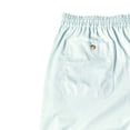 thumbnail image 5 of XIAONU Men's Solid Linen-Blend Short Relaxed Fit High Waisted Drawstring Mid Thigh Short Breathable Lightweight Beach Shorts, 5 of 8