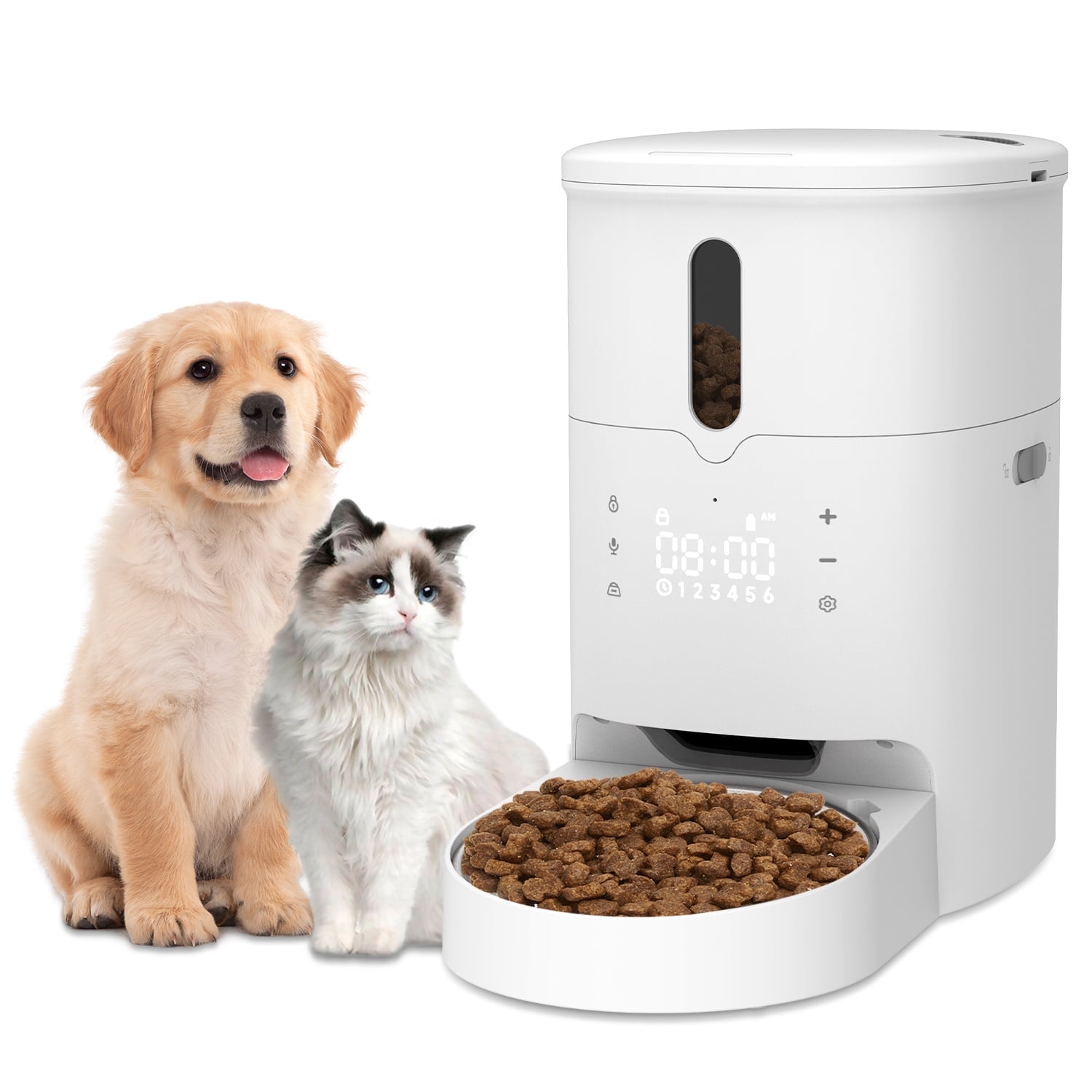 PETLIBRO Automatic Cat Feeder Wet Food Refrigerated APP Control 3 Days Freshness 3 Meals Semiconductor Cooling Quick Chills Wet Food Dispenser Polar WiFi Timed Auto Pet Feeder for Cat Walmart
