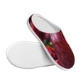 thumbnail image 3 of Balery Berry Infused Refreshment Pattern Women's Fuzzy Memory Foam Slippers Fluffy Winter House Shoes Indoor and Outdoor-42/43, 3 of 7