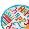 thumbnail image 2 of Demdaco Happy Happy Round Plate, Multicolor, 2 of 3