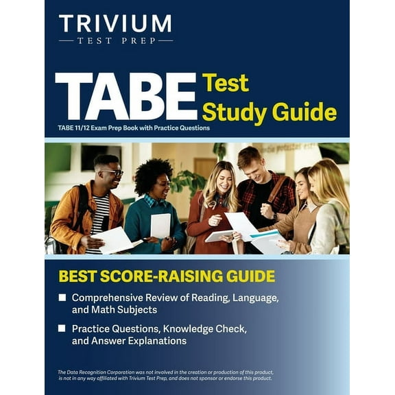 TABE Test Study Guide: TABE 11/12 Exam Prep Book with Practice Questions, (Paperback)