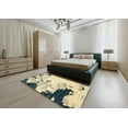 thumbnail image 4 of Ahgly Company Indoor Rectangle Abstract Sun Yellow Abstract Area Rugs, 5' x 8', 4 of 6