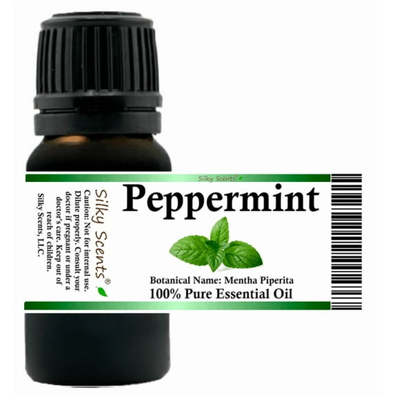 Peppermint (Japanese) Essential Oil 5 ml (1/6 fl oz) - 100% Pure and Natural by Silky Scents
