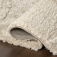 thumbnail image 5 of nuLOOM Gloria Abstract Shag Area Rug, 4' x 6', Light Brown, 5 of 8